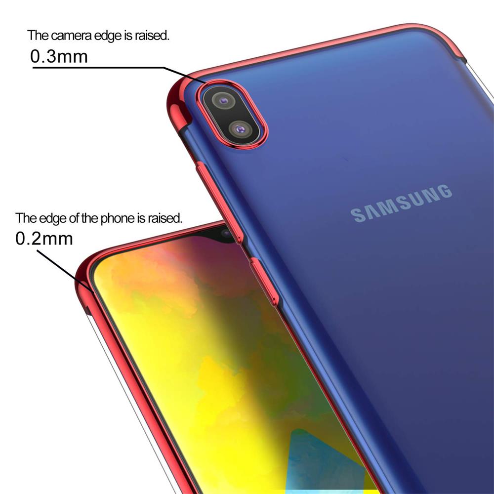 Zero Edge Color für Samsung Galaxy A10 in Rot