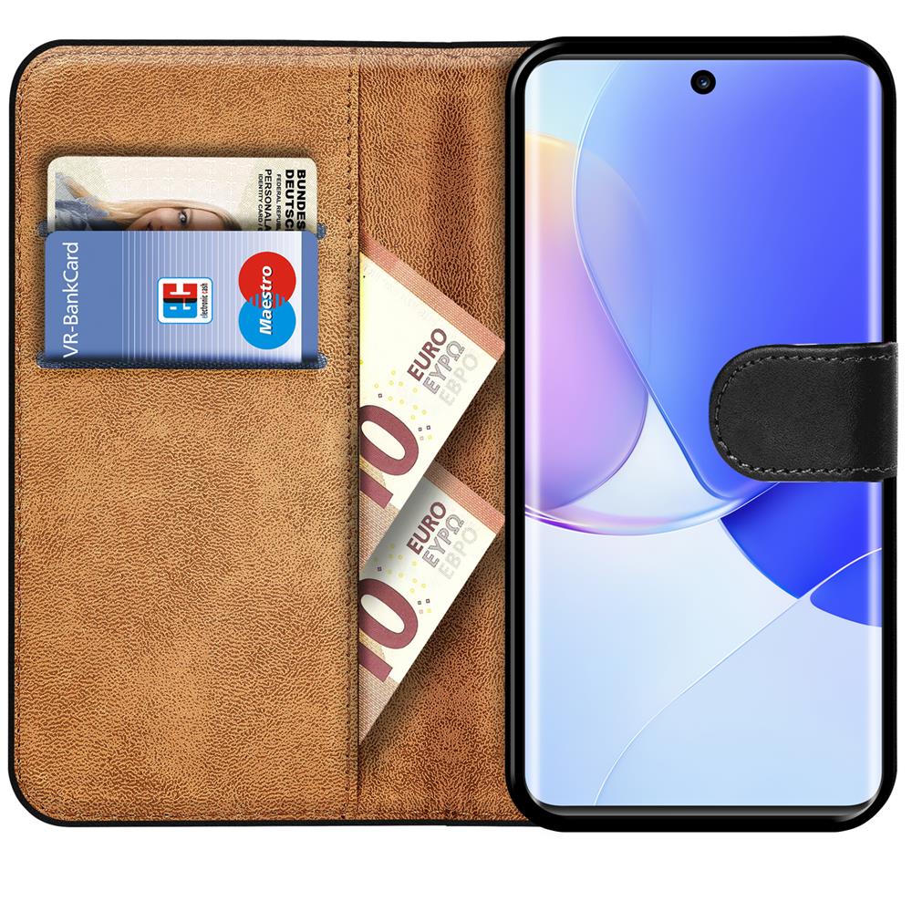 Basic Wallet für Huawei Nova 9 SE in Schwarz