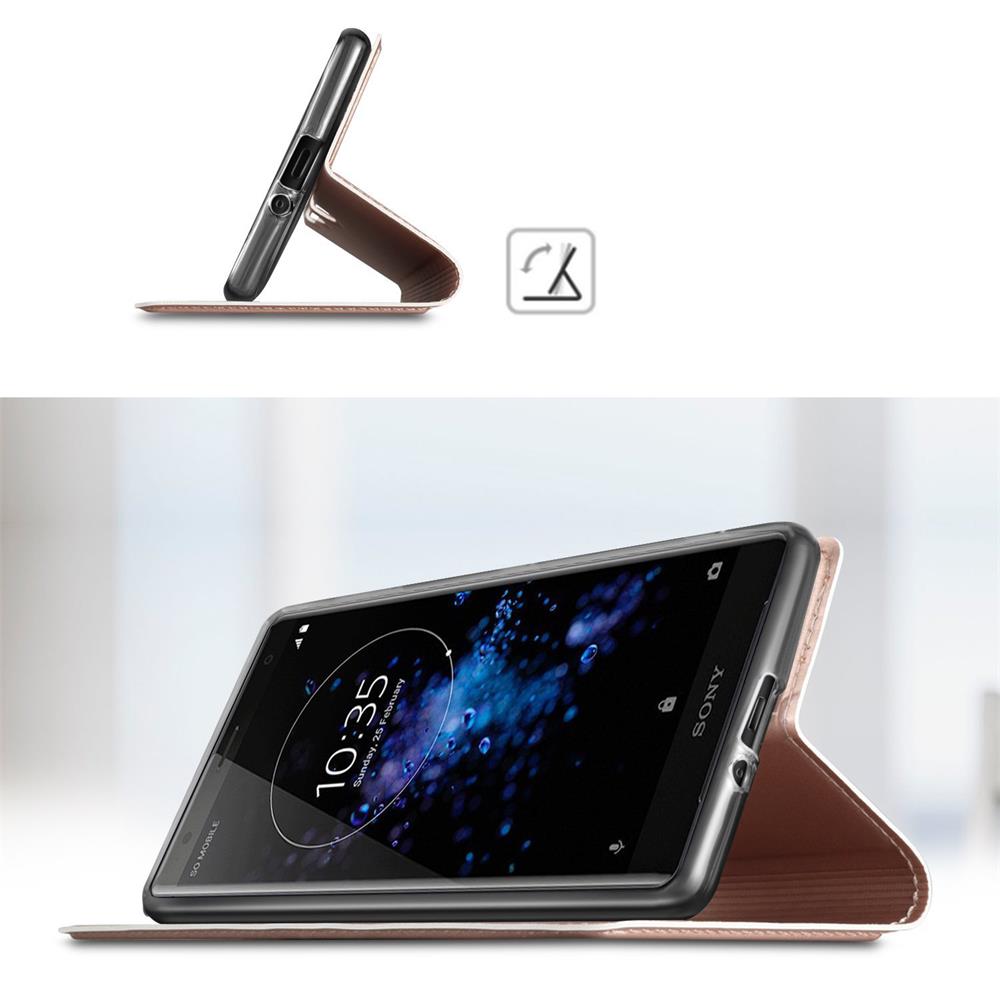 Electroplated Flip für Sony Xperia XZ3 in Rosegold
