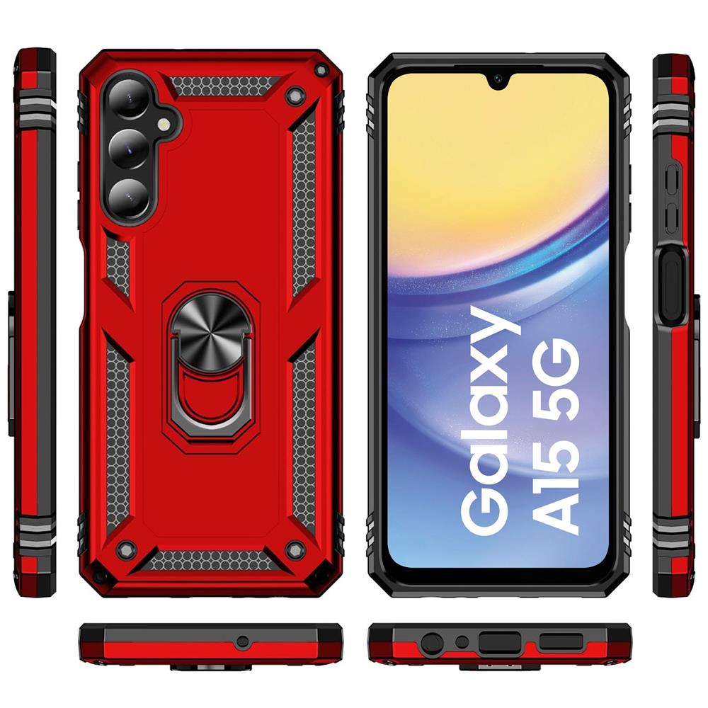 Army Case für Samsung Galaxy A15 4G/5G in Rot