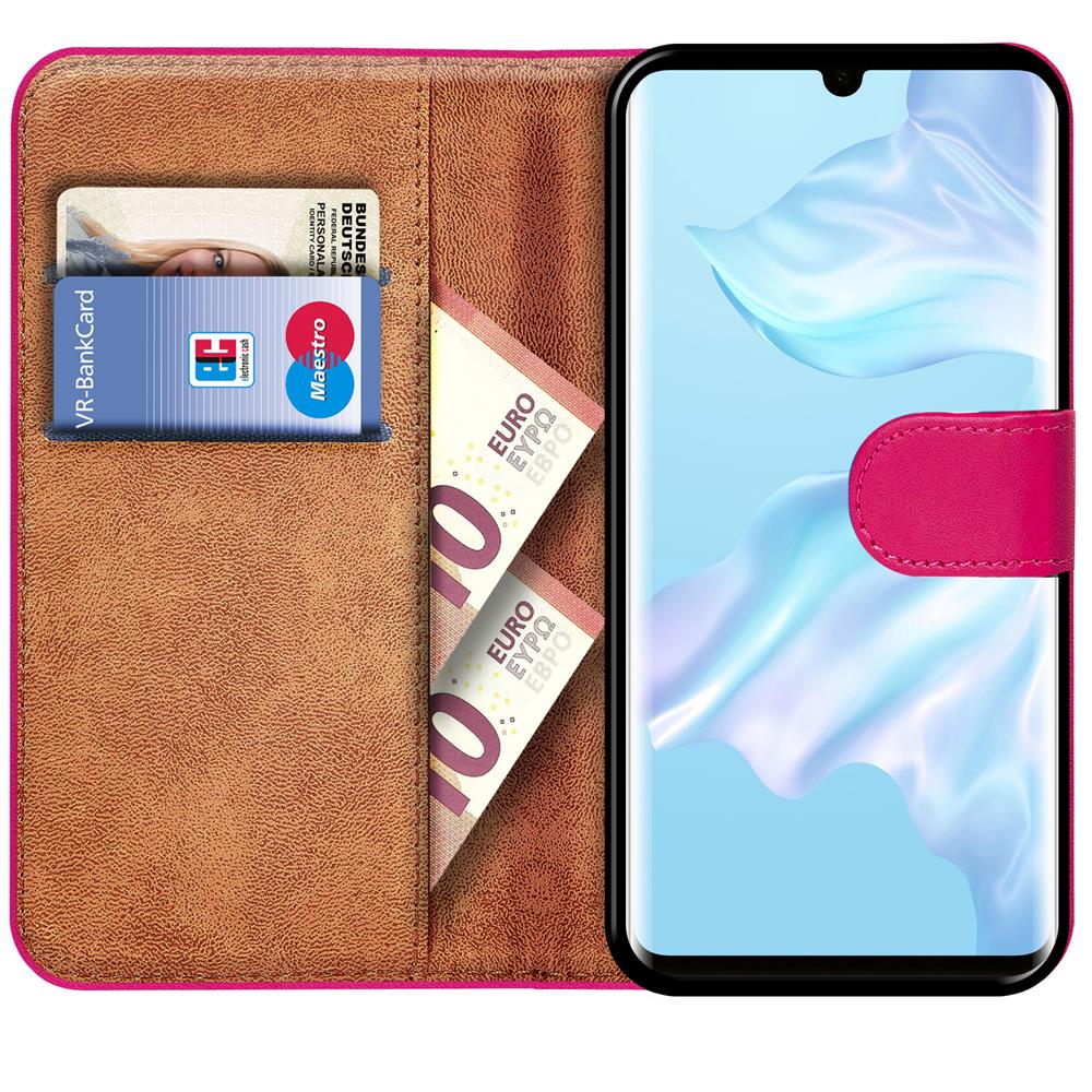 Basic Wallet für Huawei P30 Pro in Pink