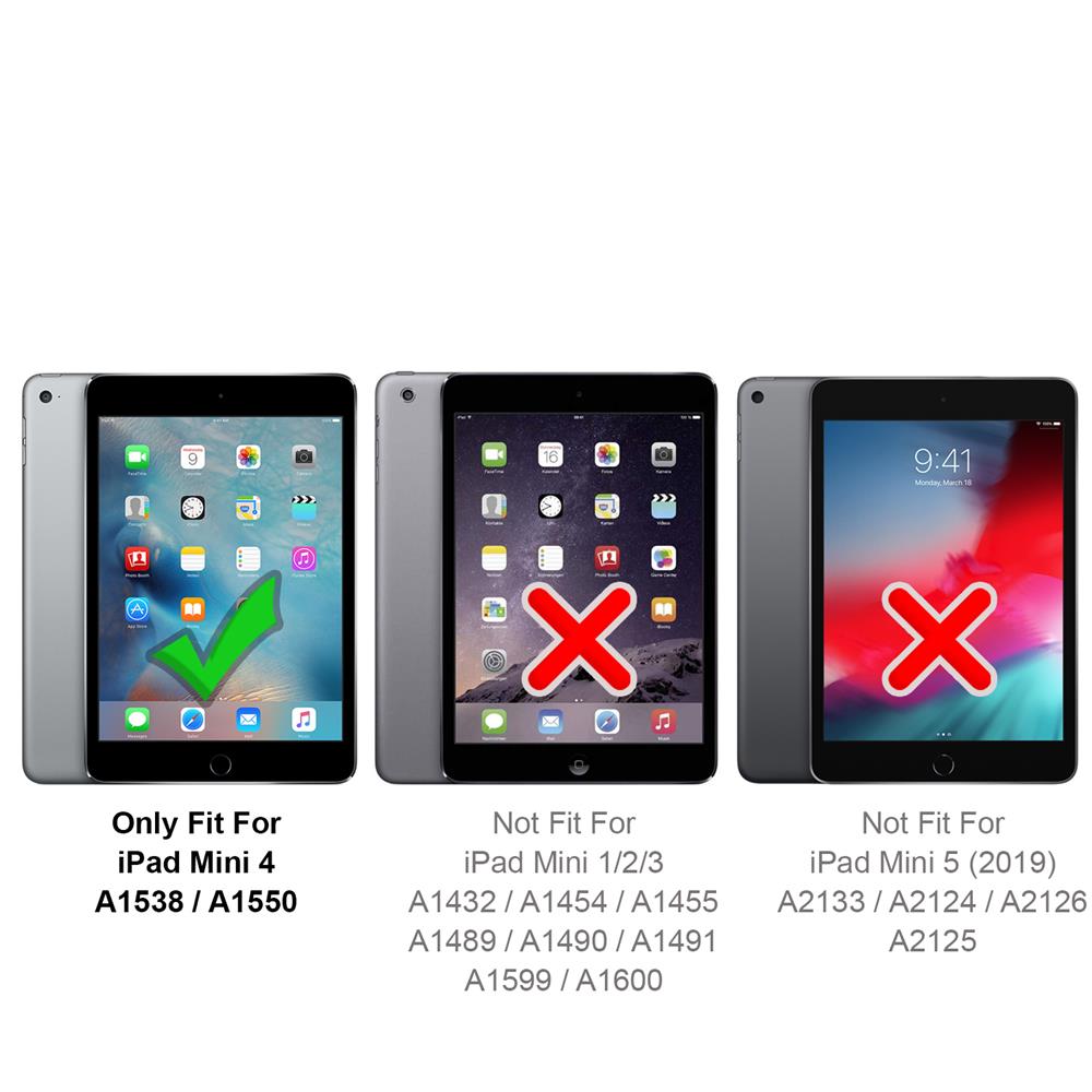 Rugged TPU Tab für Apple iPad Mini 4 in Transparent
