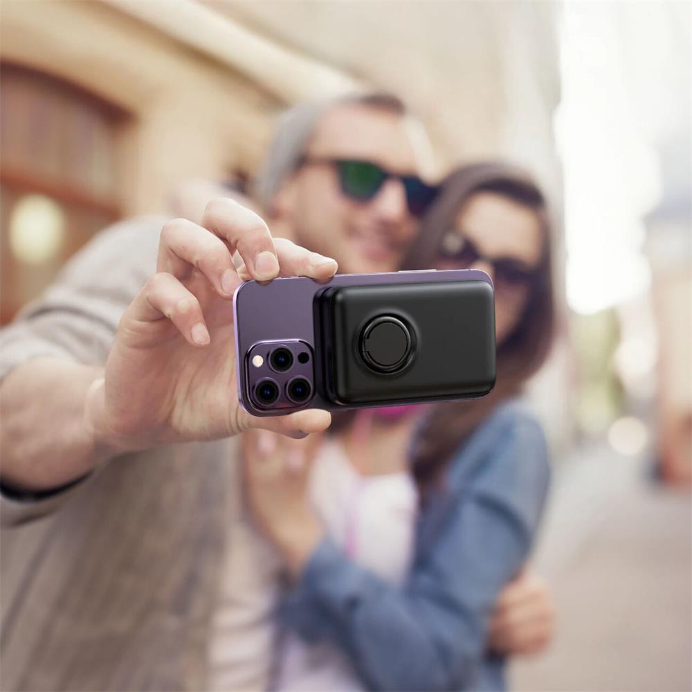 Power Bank - Joyroom - MagSafe JR-W050 - 10000 mAh in Schwarz