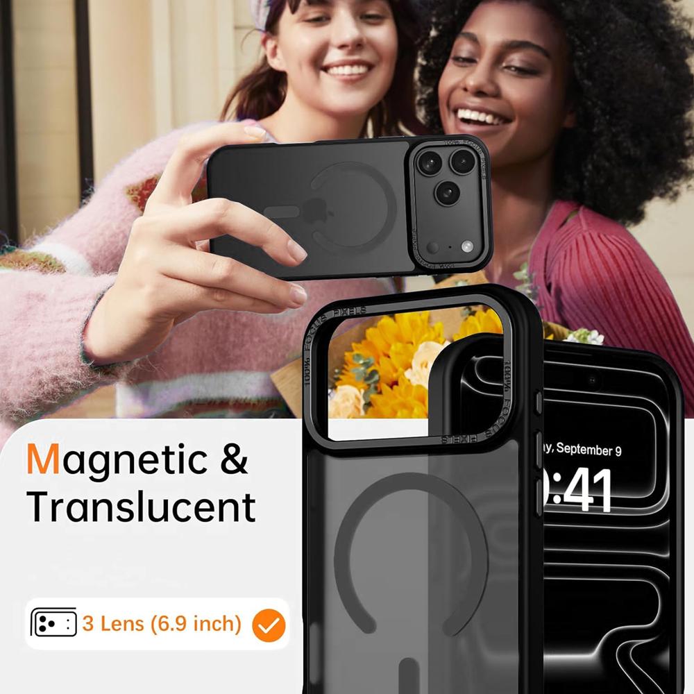 Frame Case für Apple iPhone 17 Pro Max in Schwarz