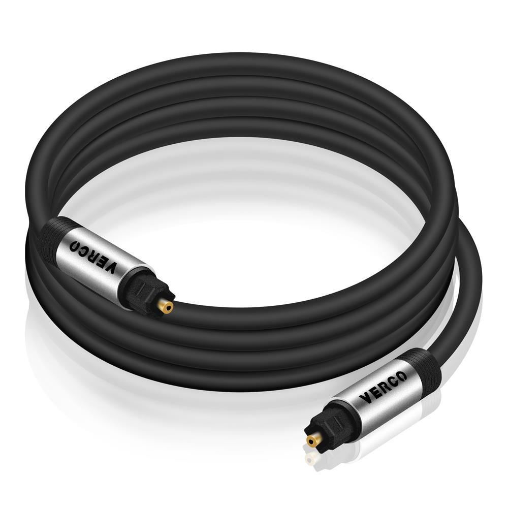 Toslink Kabel PVC - TLK-55W - 7.5M in Schwarz