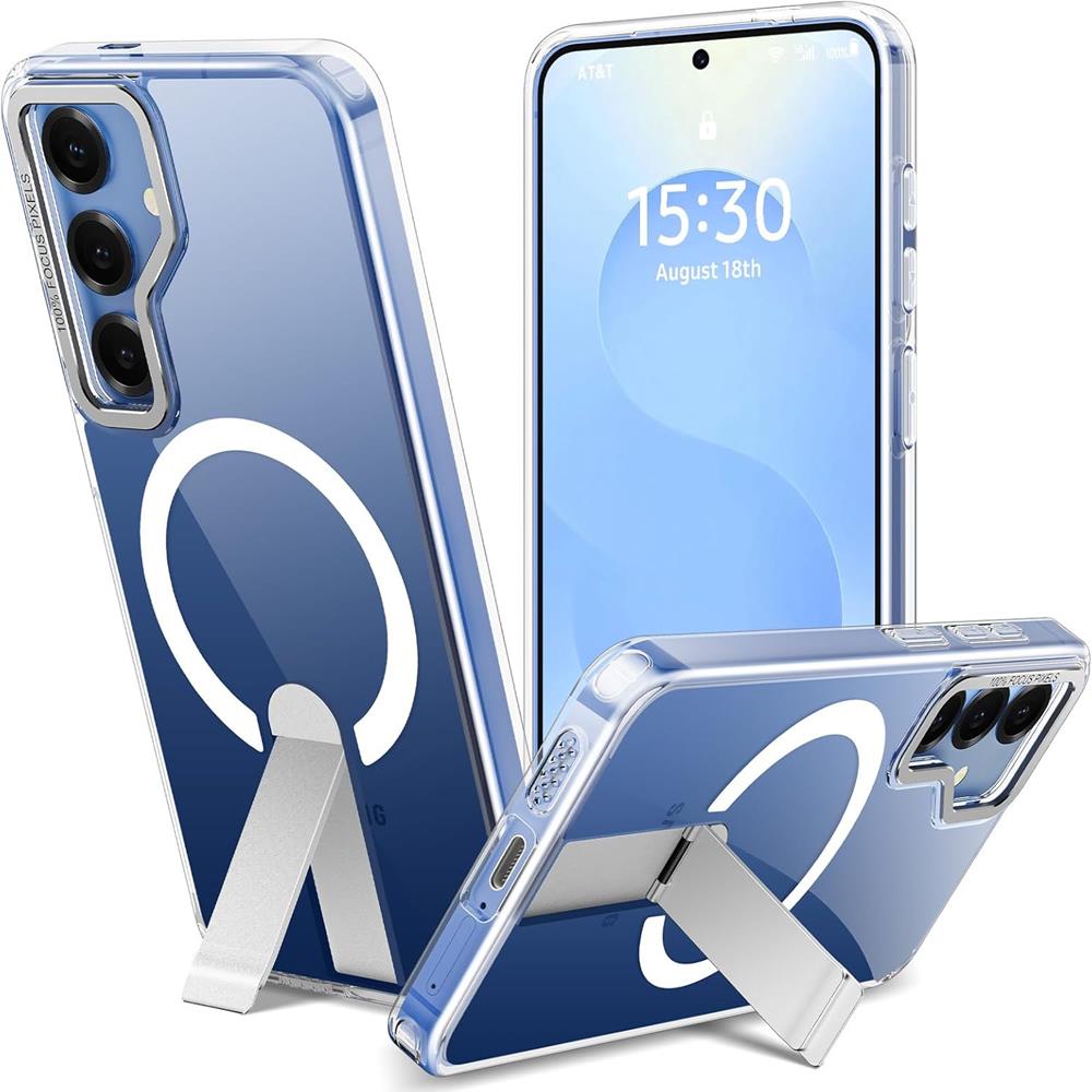 Kickstand TPU für Samsung Galaxy S25 FE in Transparent
