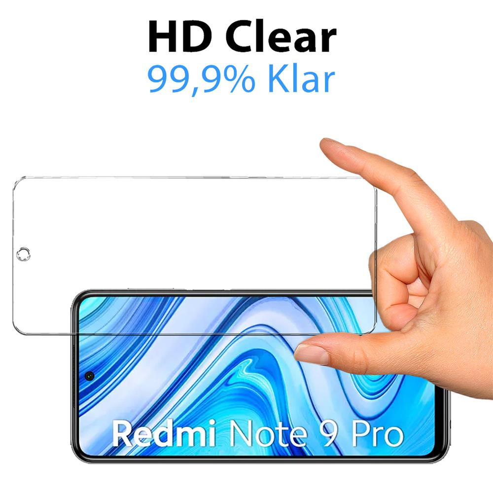 Glas 2in1 für Xiaomi Redmi Note 9 Pro / 9S