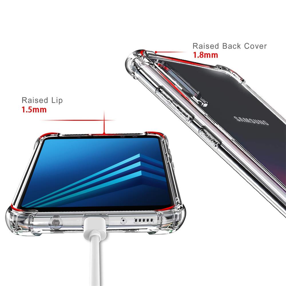 Rugged TPU für Samsung Galaxy A8 2018 in Transparent