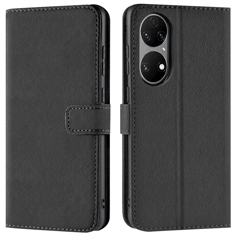 Basic Wallet für Huawei P50 Pro in Schwarz