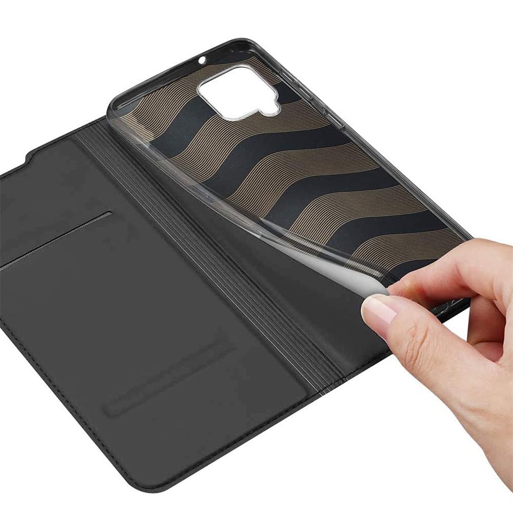 Electroplated Flip für Samsung Galaxy A42 5G in Schwarz