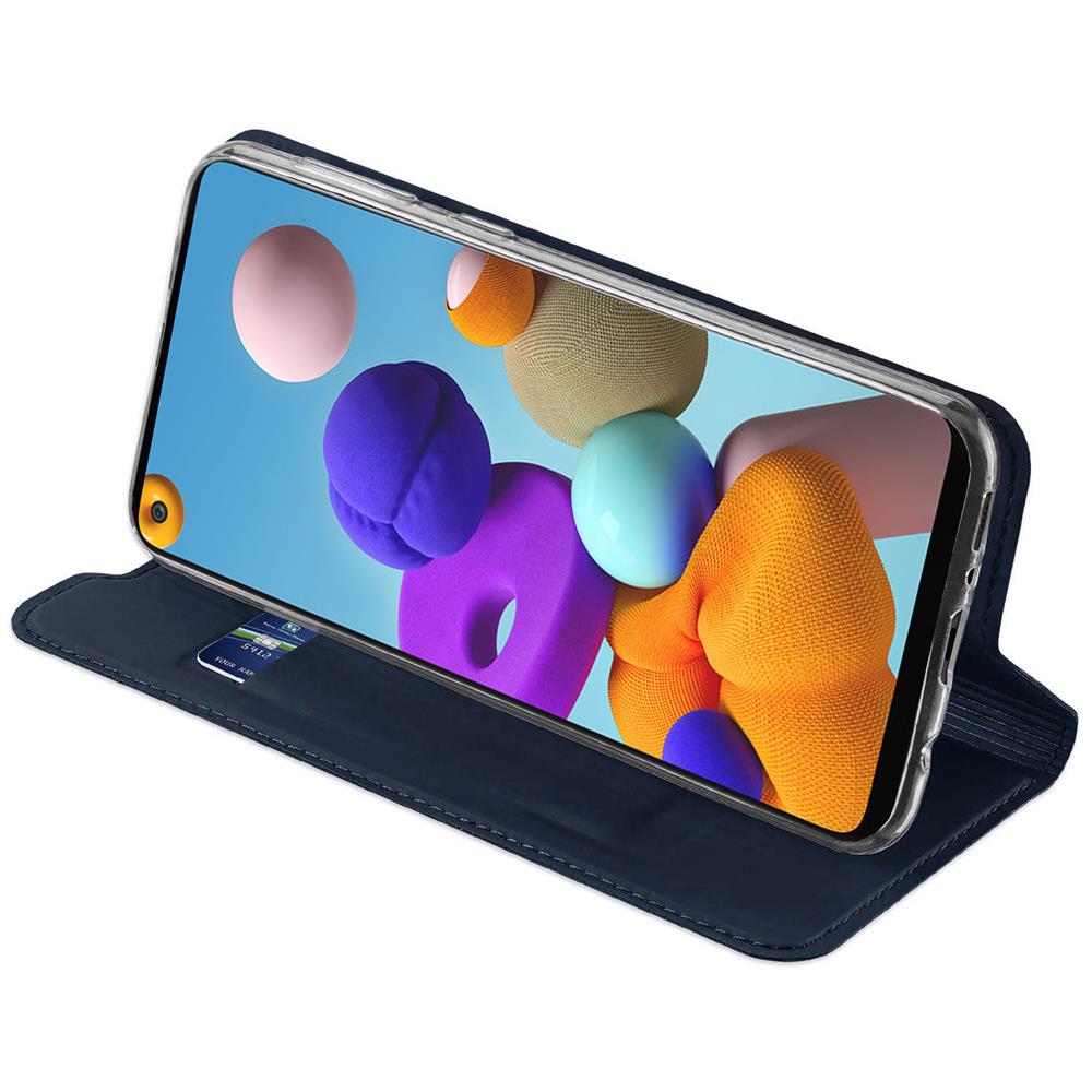 Electroplated Flip für Samsung Galaxy A21s in Blau