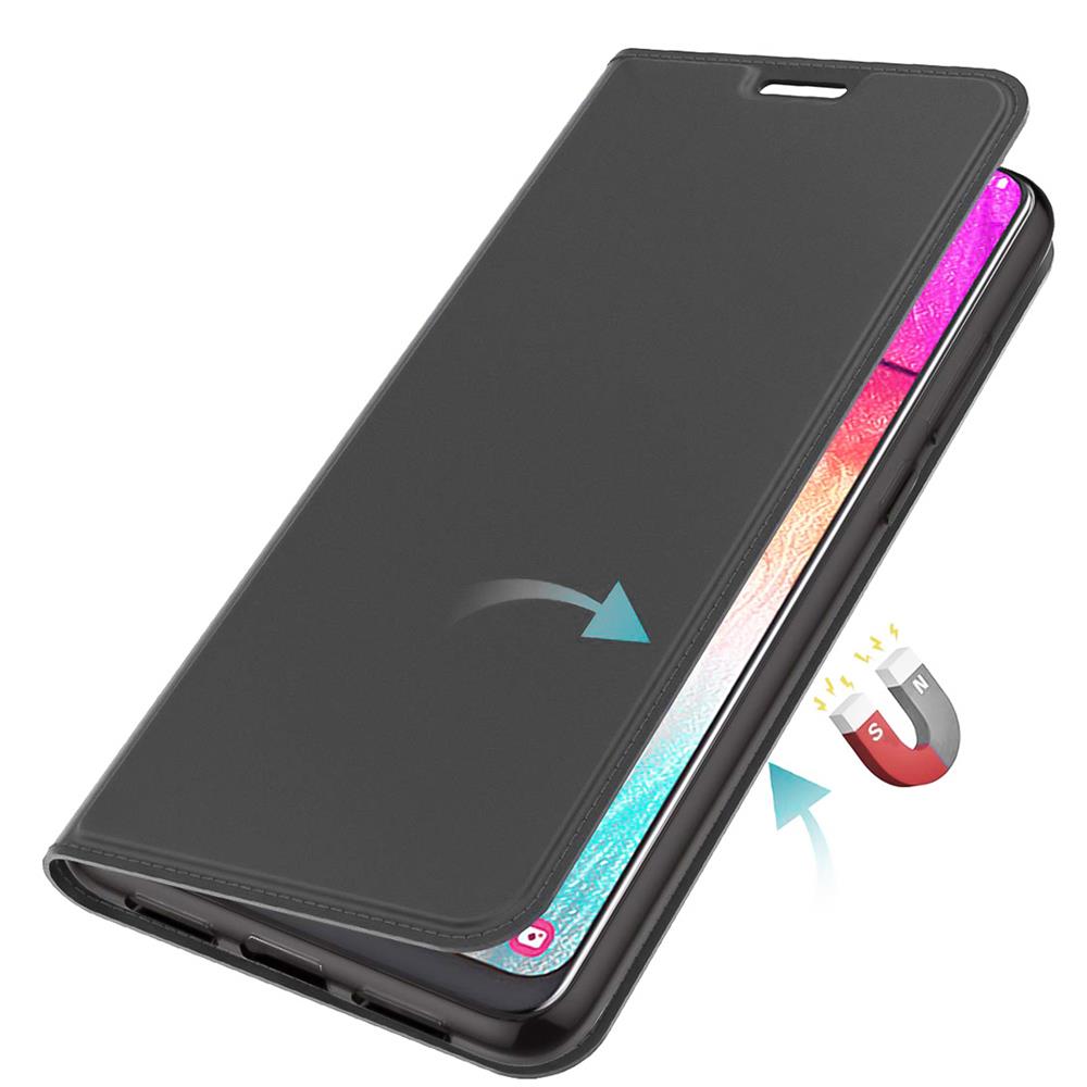 Electroplated Flip für Samsung Galaxy A80 in Schwarz