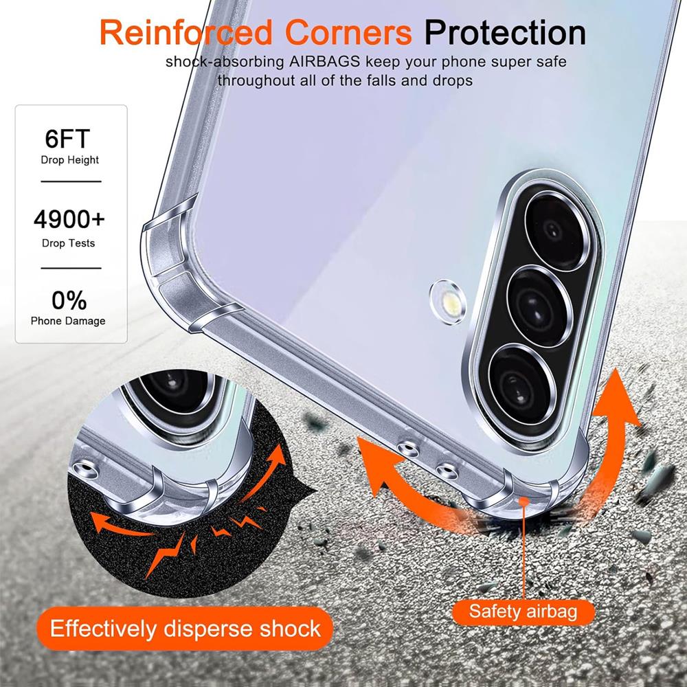 Rugged TPU für Samsung Galaxy A56 5G in Transparent