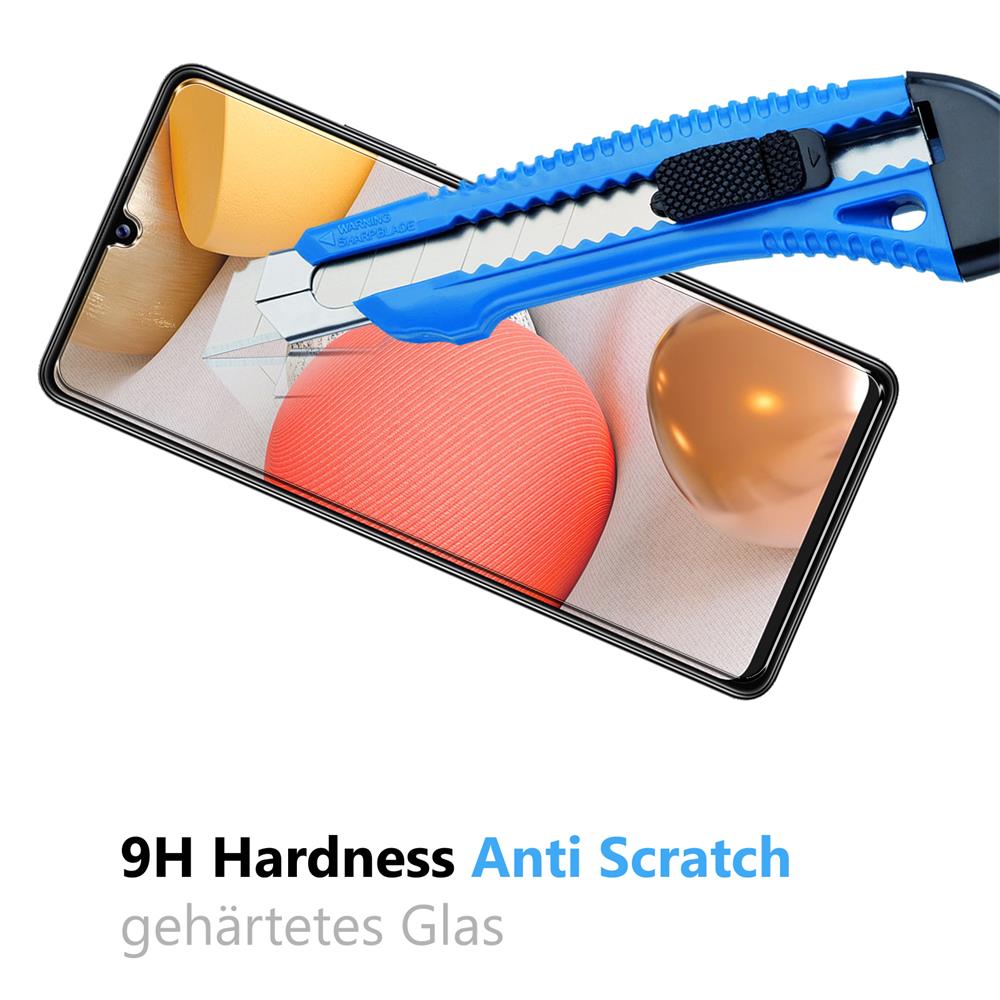 4in1 Glas Set für Samsung Galaxy A42 5G