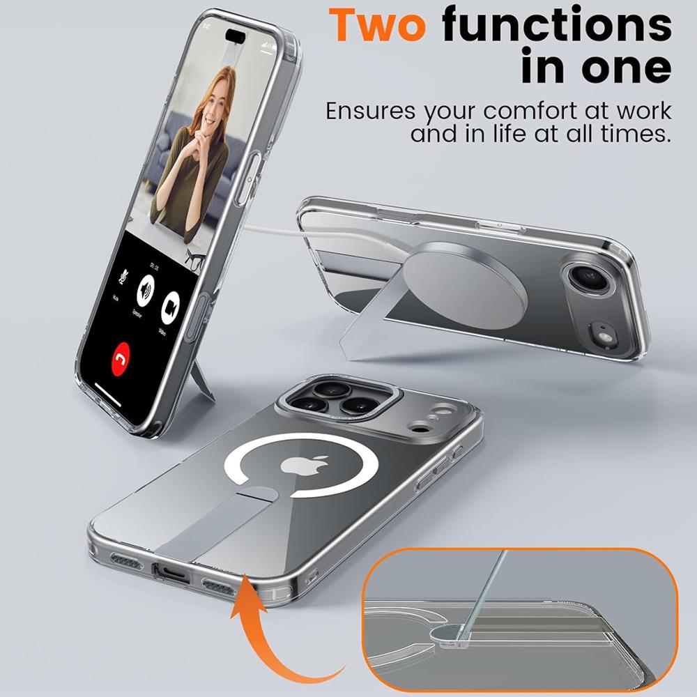 Kickstand TPU für Apple iPhone Air (2025) in Transparent