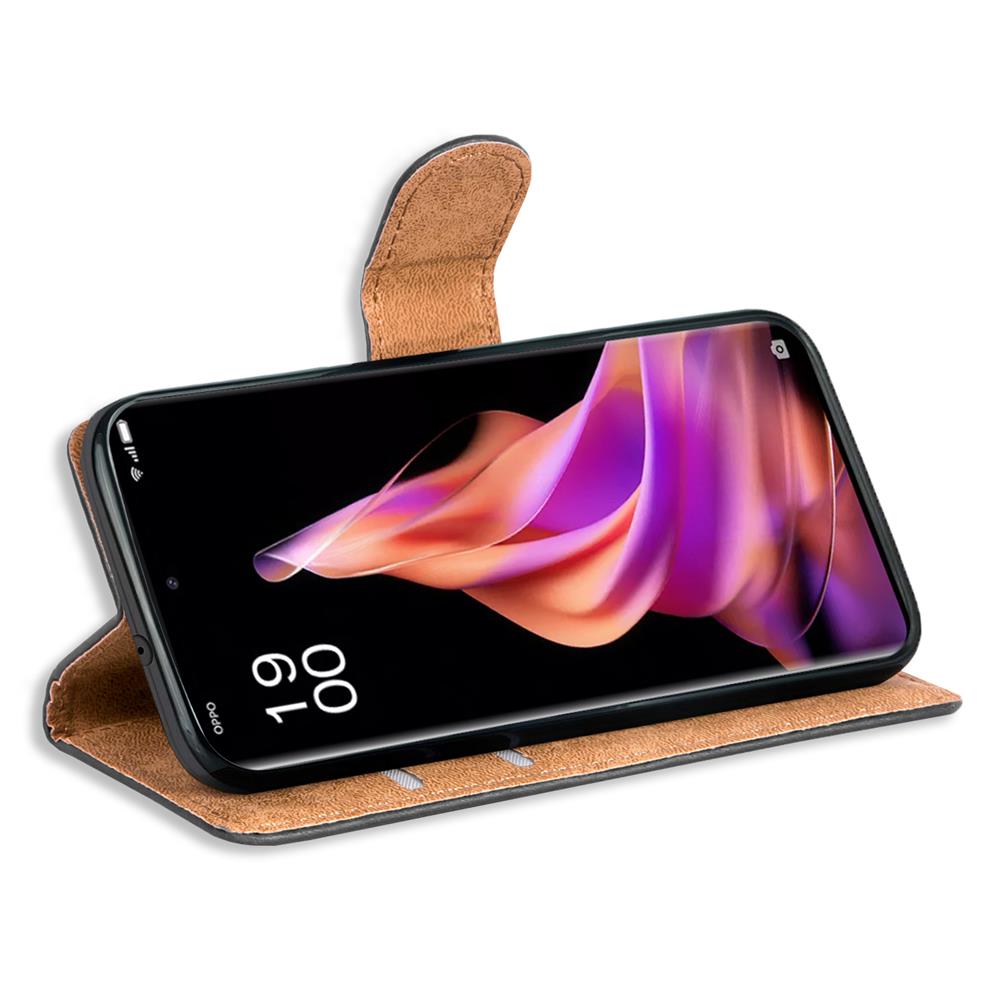 Basic Wallet für OPPO Reno 9 Pro Plus in Schwarz