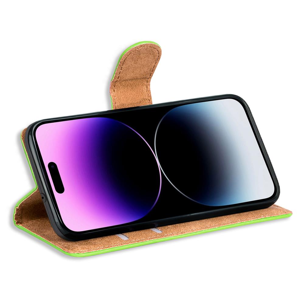 Basic Wallet für Apple iPhone 14 Pro Max in Grün