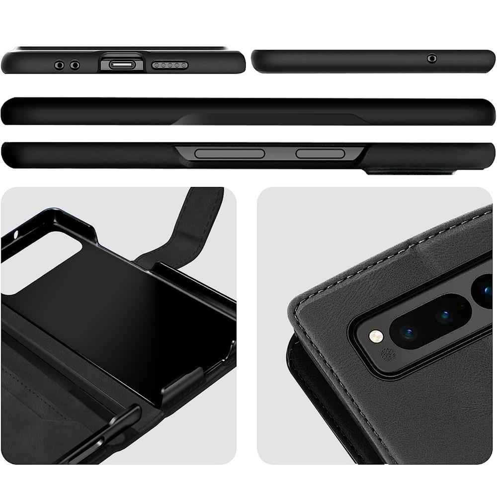 Basic Wallet für Google Pixel Fold in Schwarz