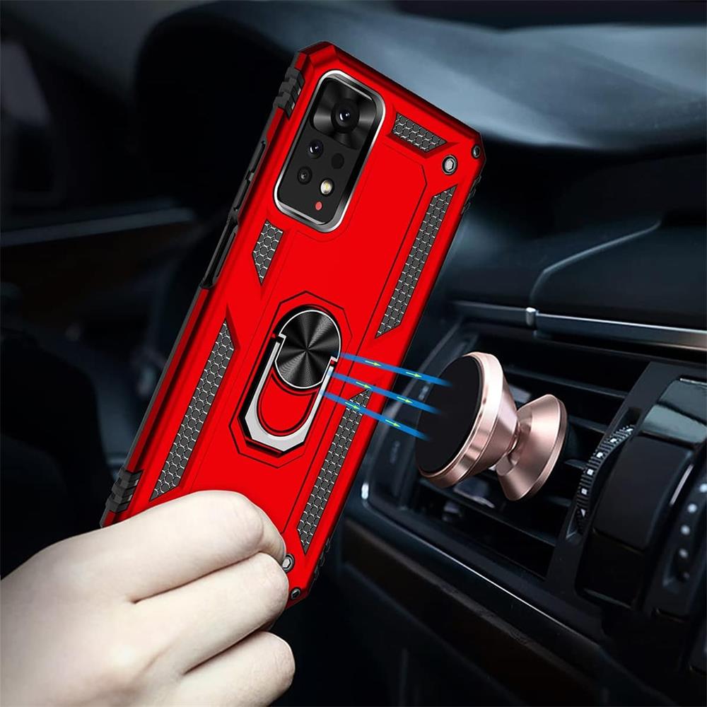 Army Case für Xiaomi Redmi Note 11 Pro / Pro 5G in Rot