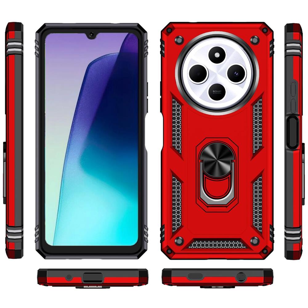 Army Case für Xiaomi Redmi 14C / Poco C75 in Rot