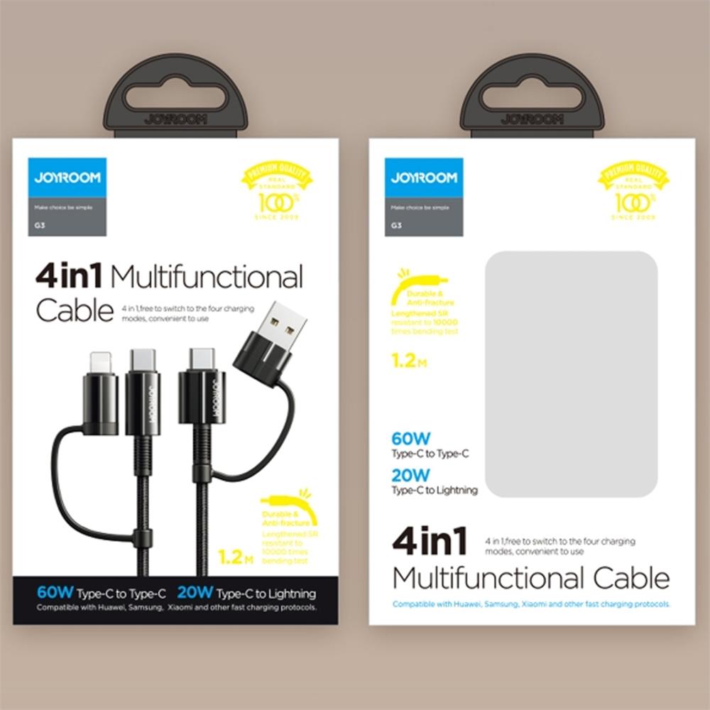 Joyroom USB Kabel - 4in1 - G3 - 1.8M
