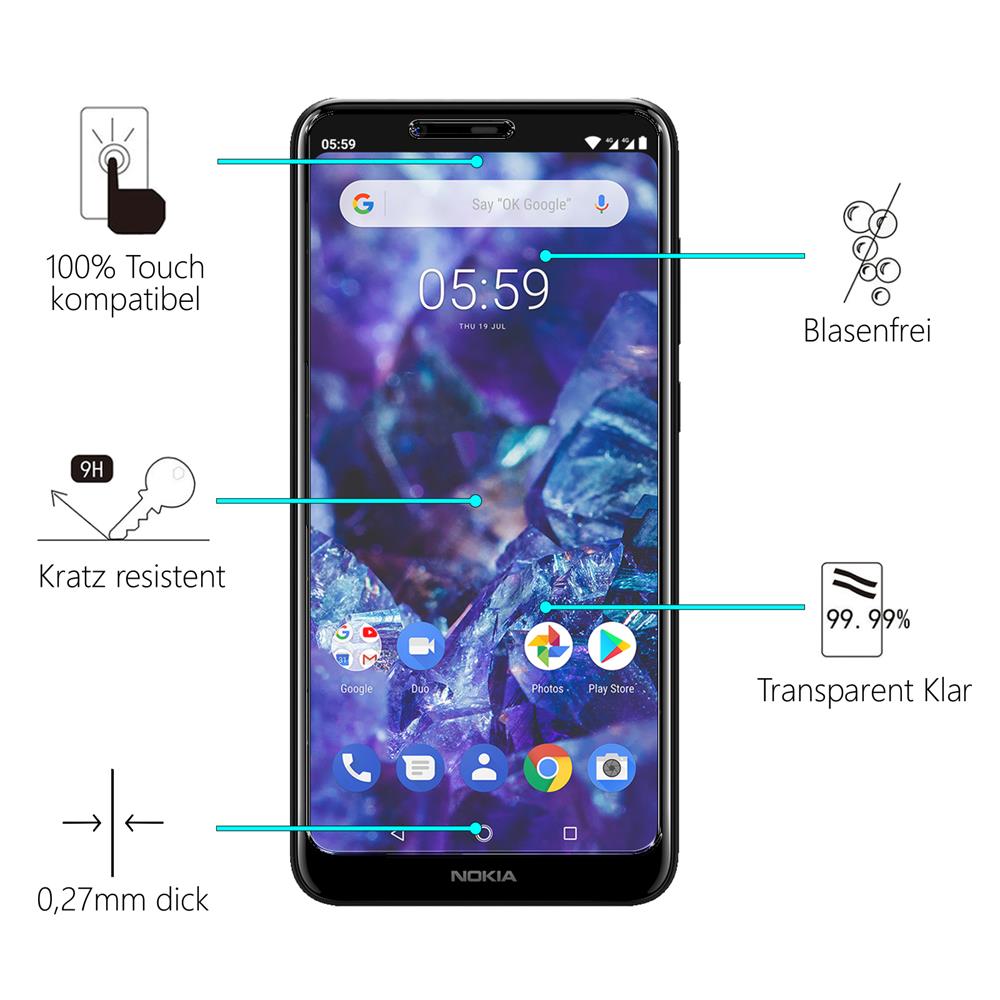 Glas 2in1 für Nokia 5.1