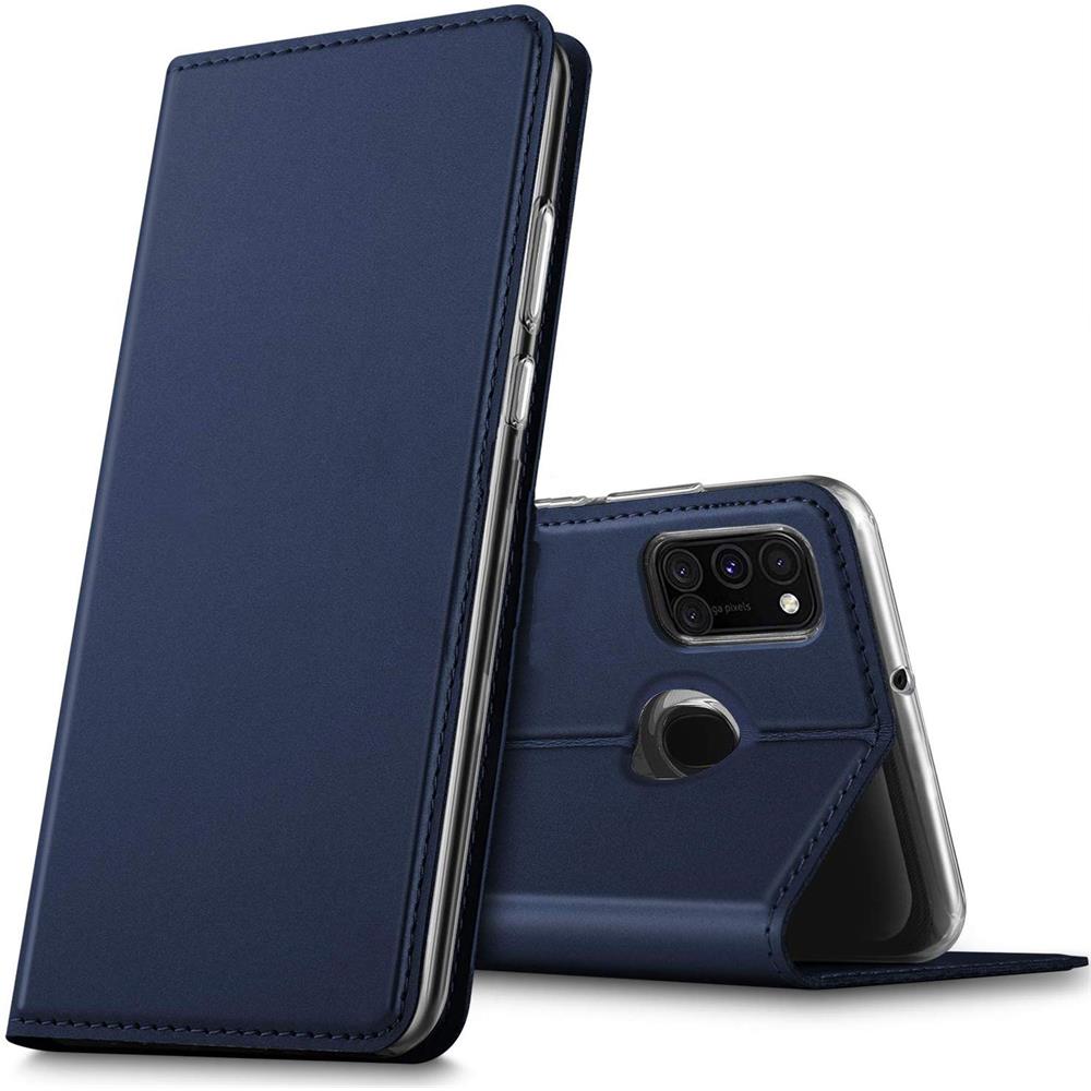 Electroplated Flip für Samsung Galaxy A21s in Blau