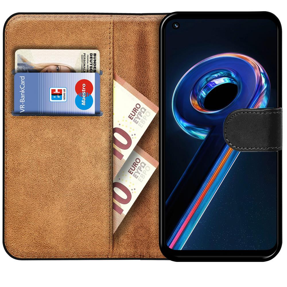 Basic Wallet für Realme 9i in Schwarz