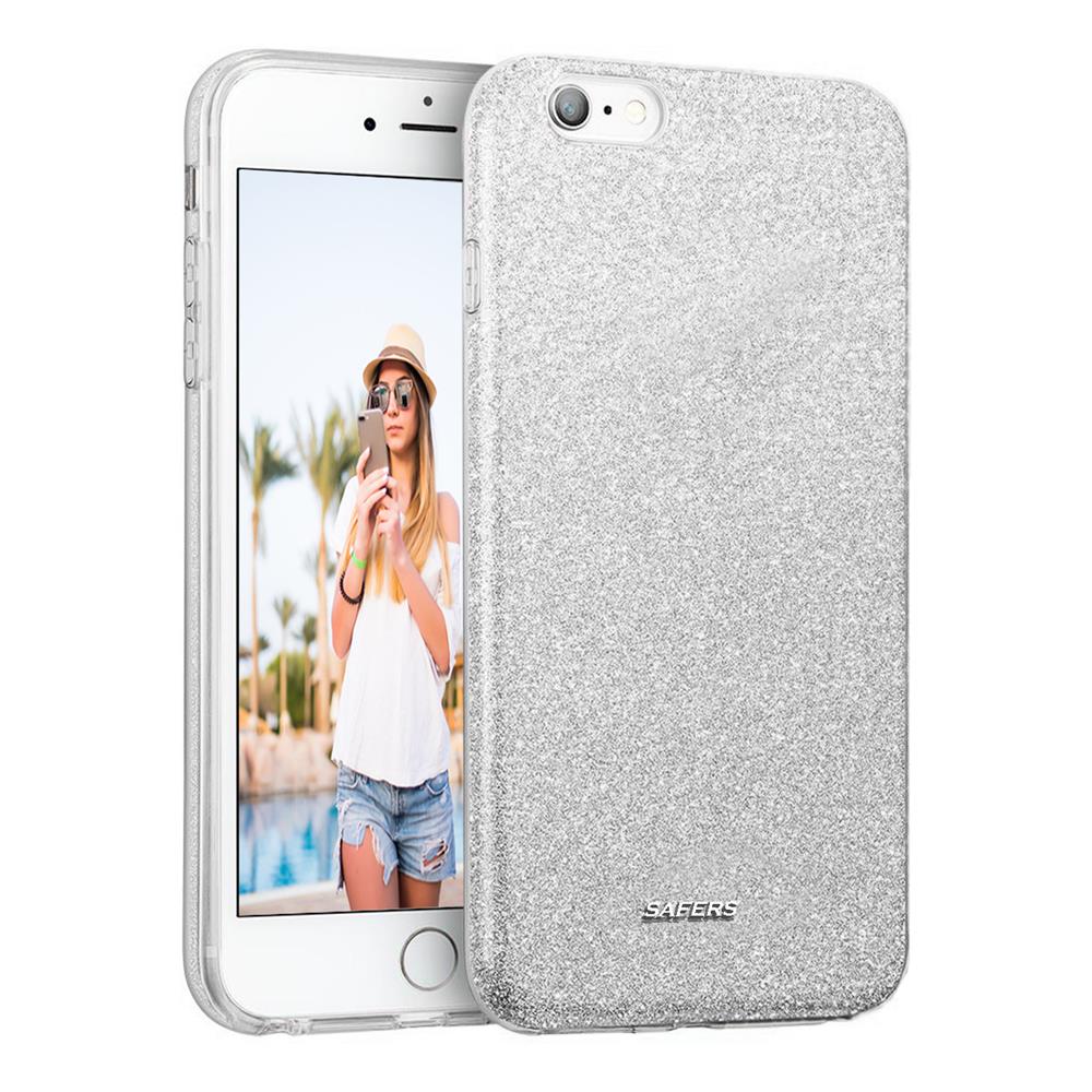 Shiny TPU für Apple iPhone 6 Plus / 6S Plus in Silber
