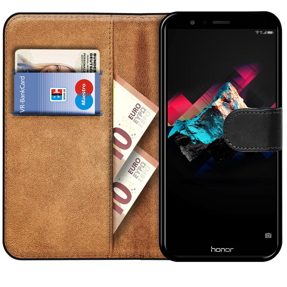 Basic Wallet für Honor 7x in Schwarz