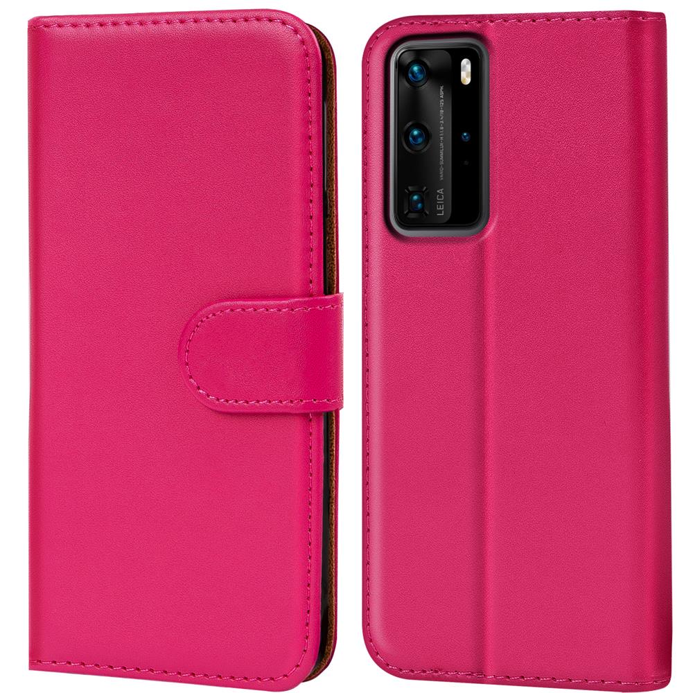 Basic Wallet für Huawei P40 Pro in Pink