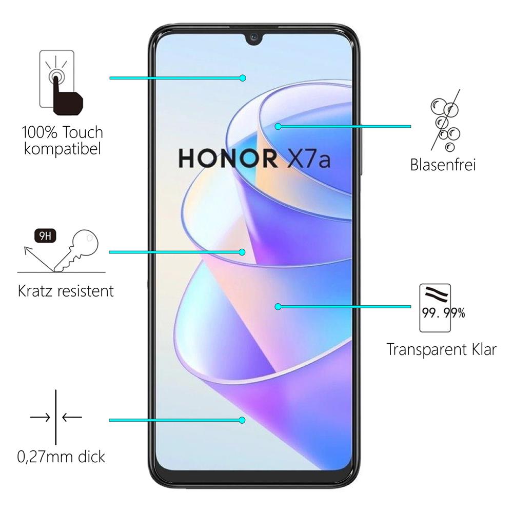 Glas 2in1 für Honor X7a