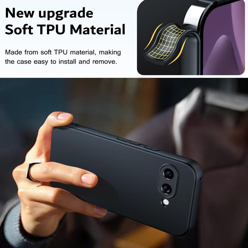 Classic TPU für Google Pixel 9a in Schwarz