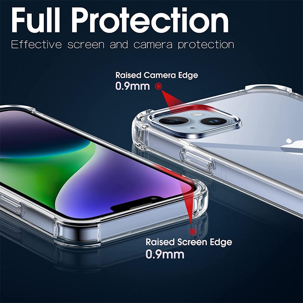 Rugged TPU für Apple iPhone 14 Plus in Transparent