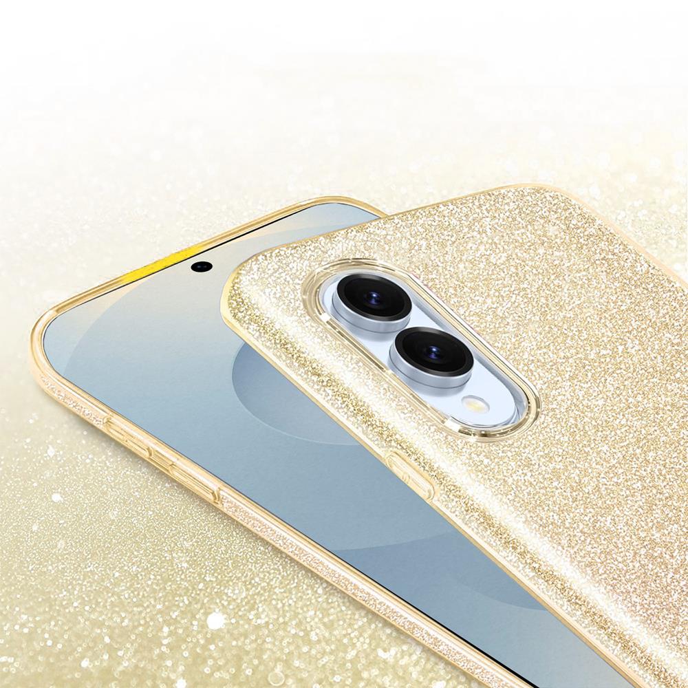 Shiny TPU für Samsung Galaxy S25 Edge in Gold