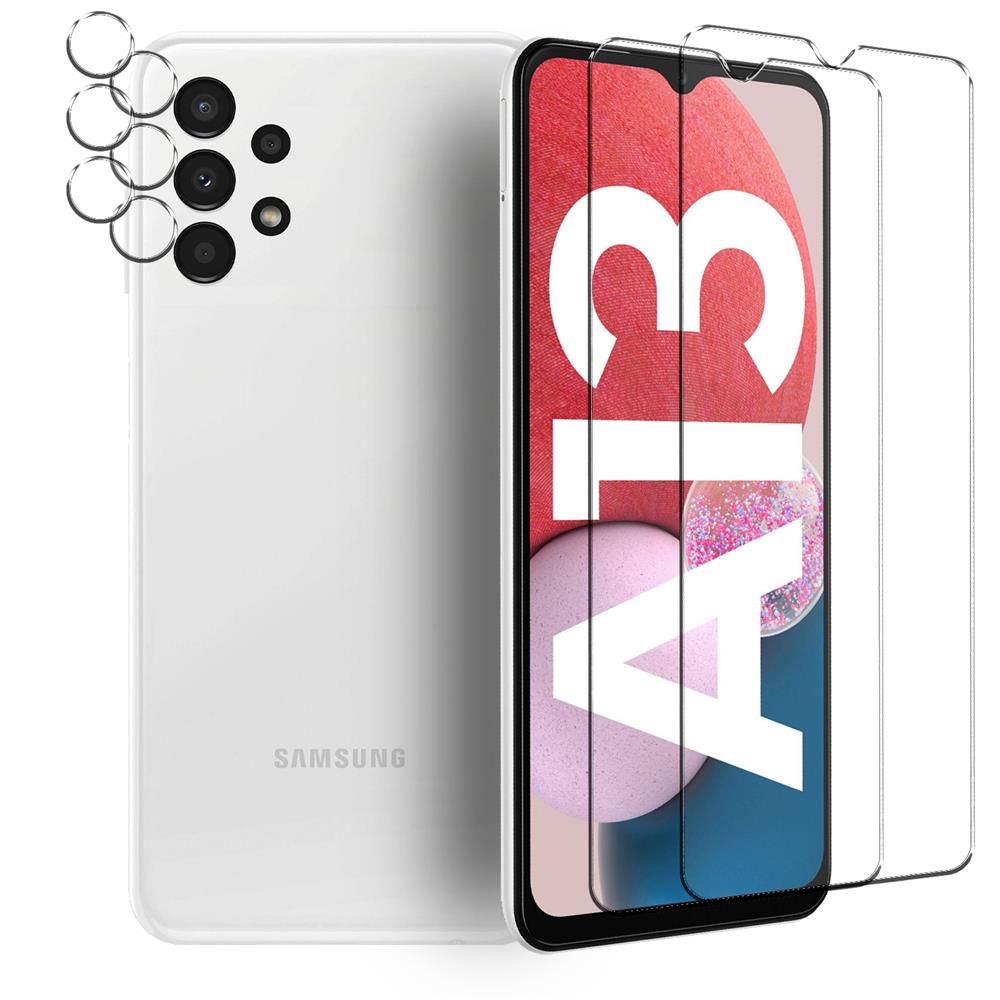4in1 Glas Set für Samsung Galaxy A13 4G
