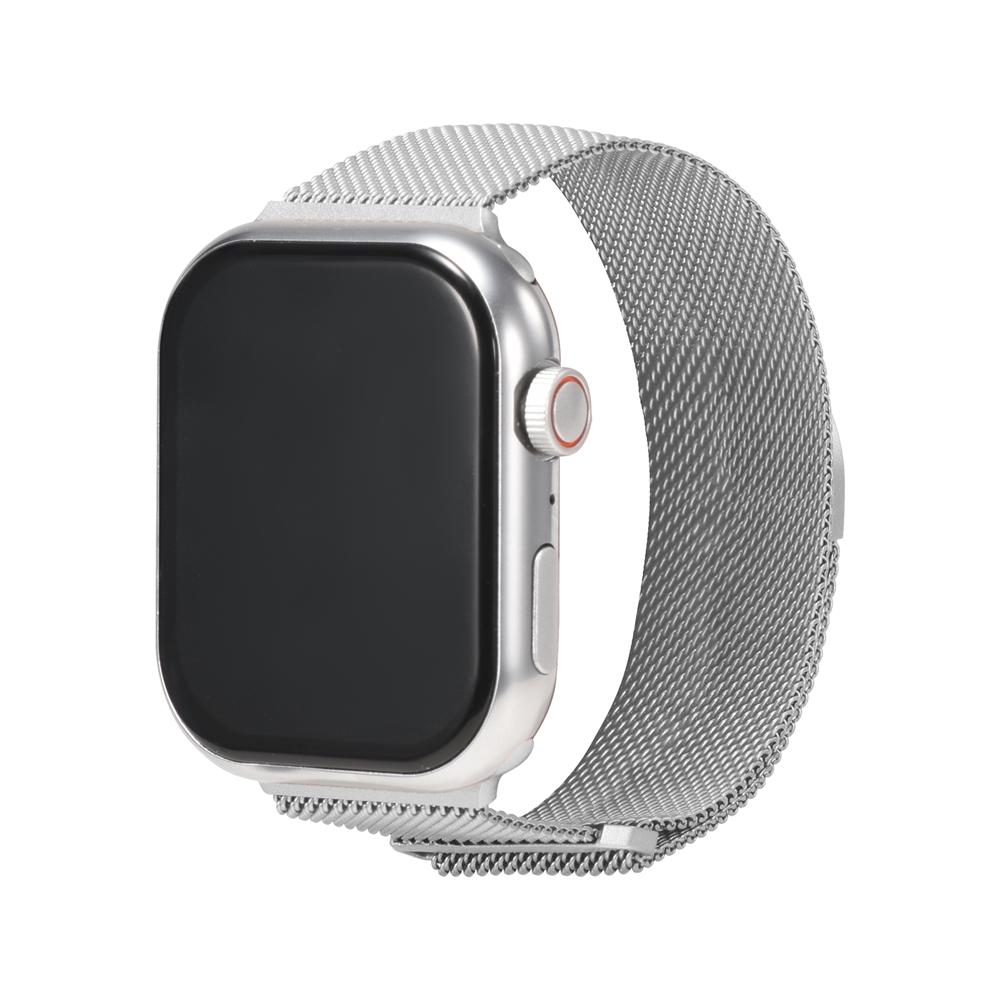 Milanese Edelstahlarmband Apple Watch 1-11/SE1-3/Ultra1-3 - 42/44/45/49mm in Silber - Universal