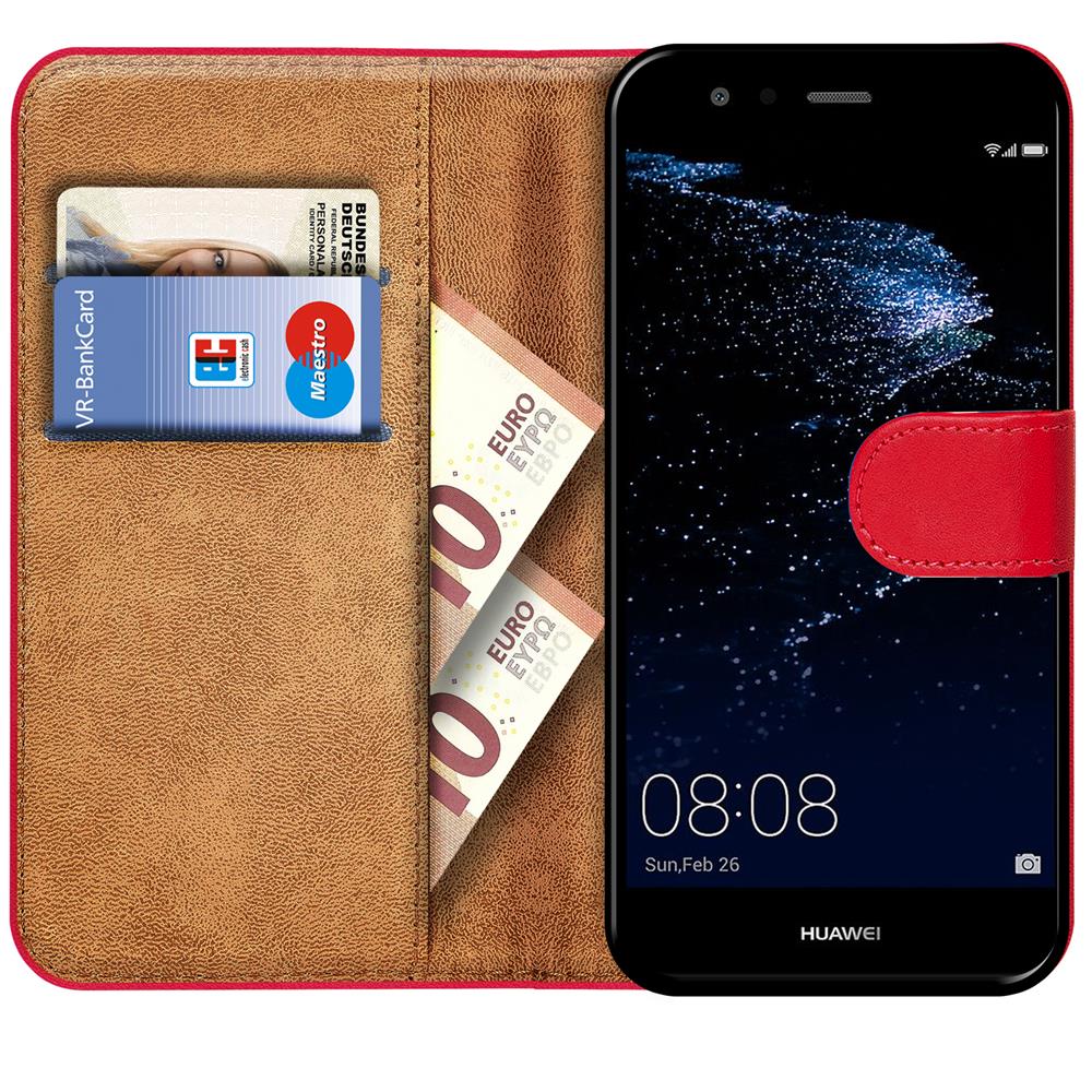 Basic Wallet für Huawei P10 Lite in Rot