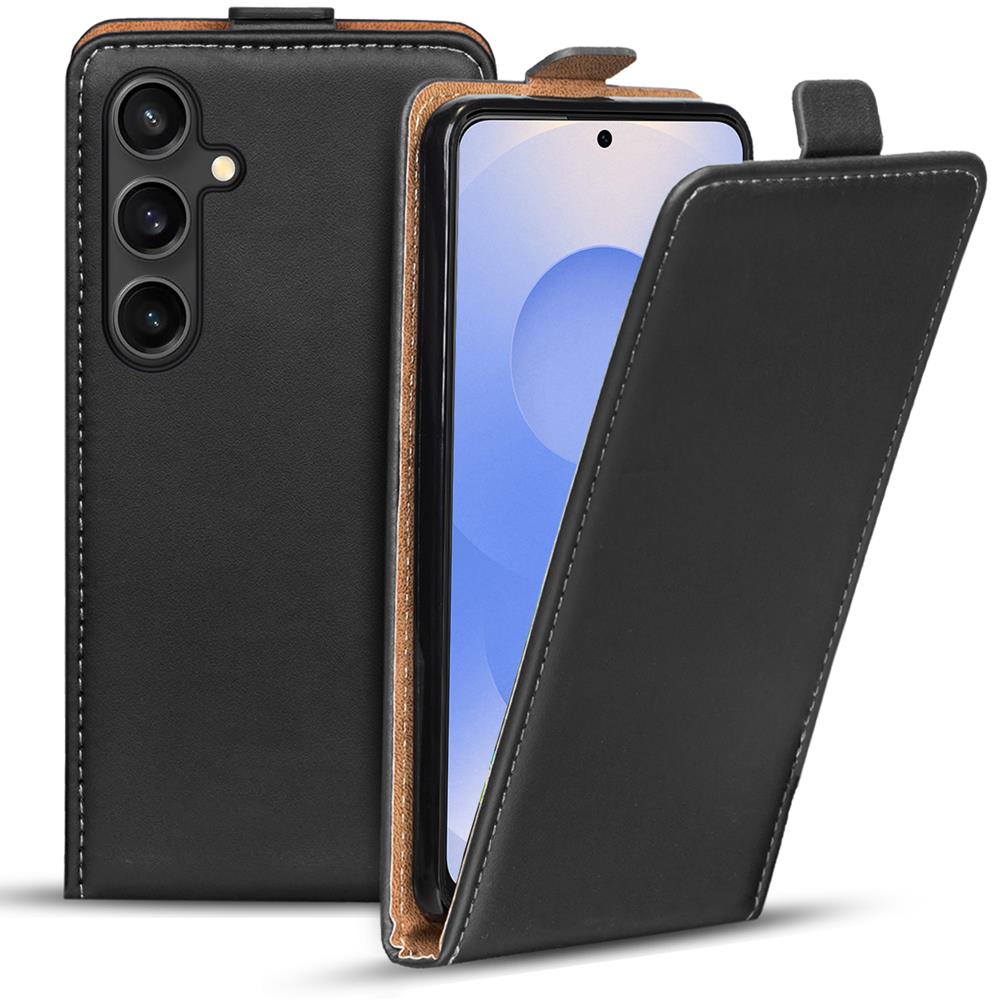 Basic Flip für Samsung Galaxy S25 Plus in Schwarz