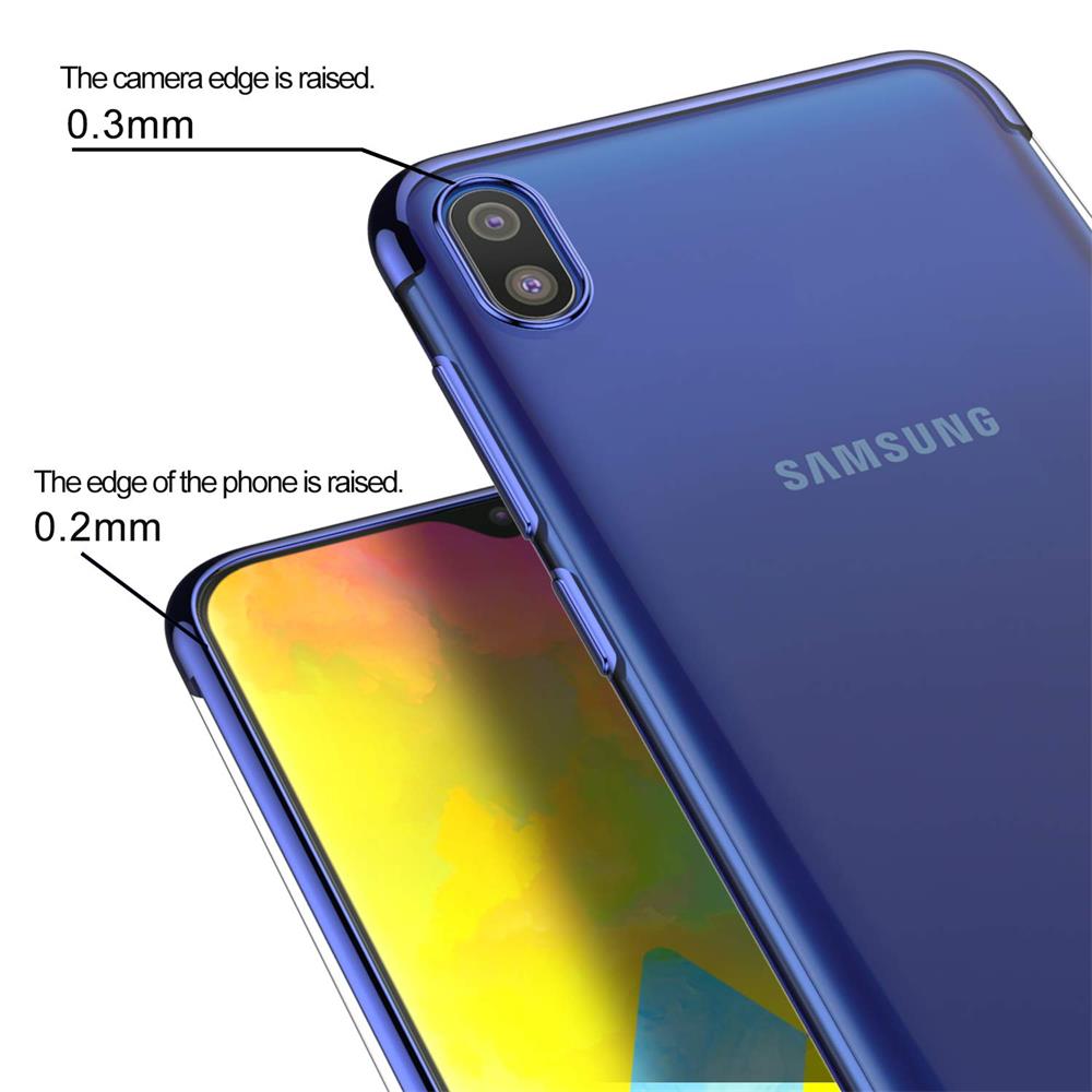 Zero Edge Color für Samsung Galaxy A10 in Blau