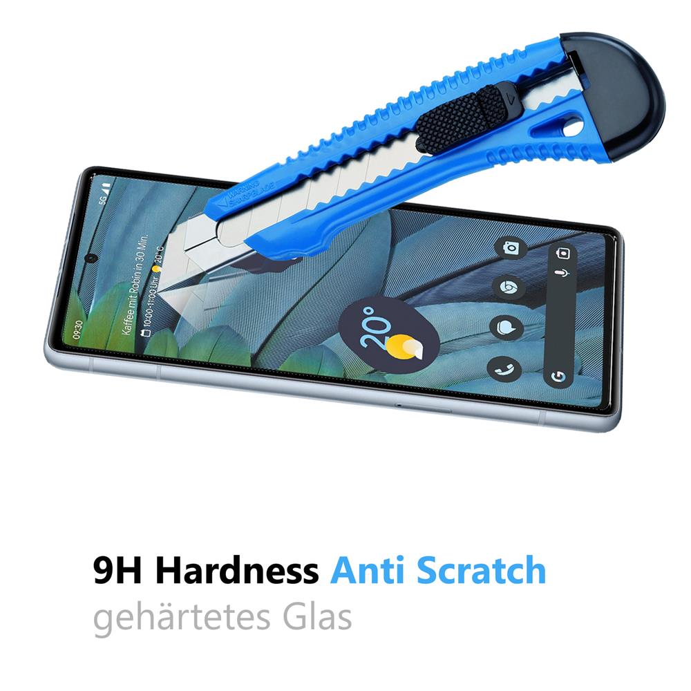 4in1 Glas Set für Google Pixel 7a