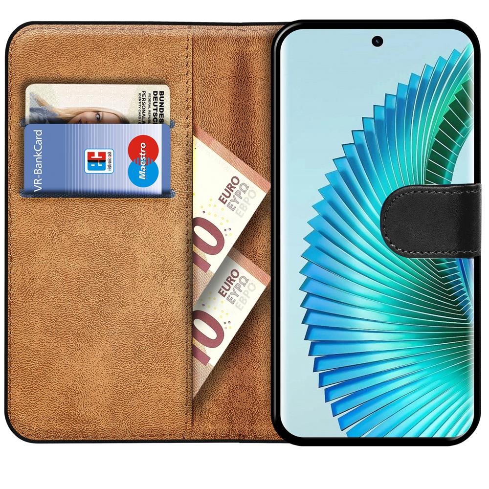 Basic Wallet für Honor Magic 6 Lite in Schwarz