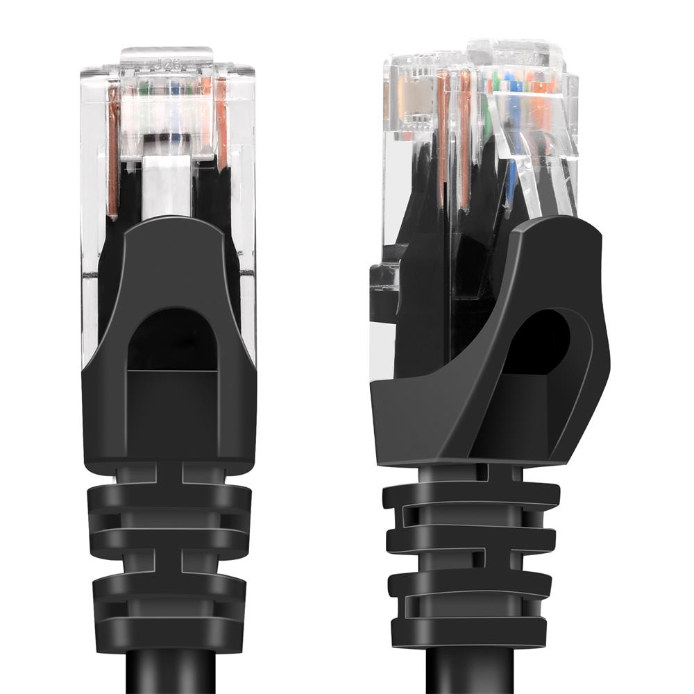 Patch RUND Kabel Cat6 - PC-600A - 8M in Schwarz