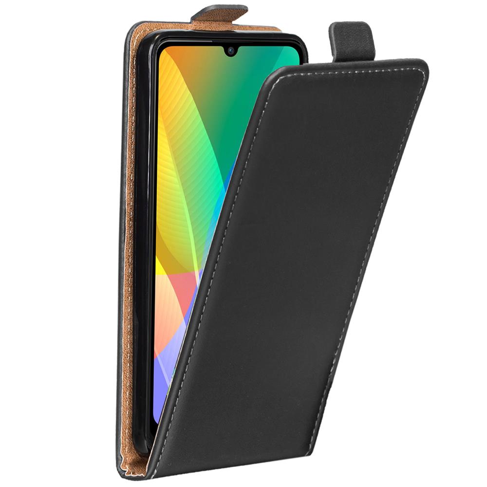 Basic Flip für Huawei Y6p in Schwarz