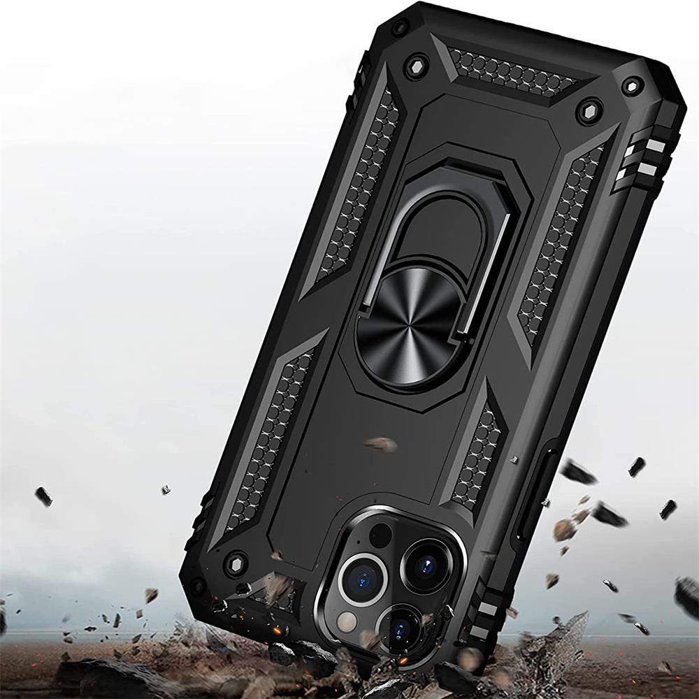Army Case für Apple iPhone 15 Pro Max in Schwarz