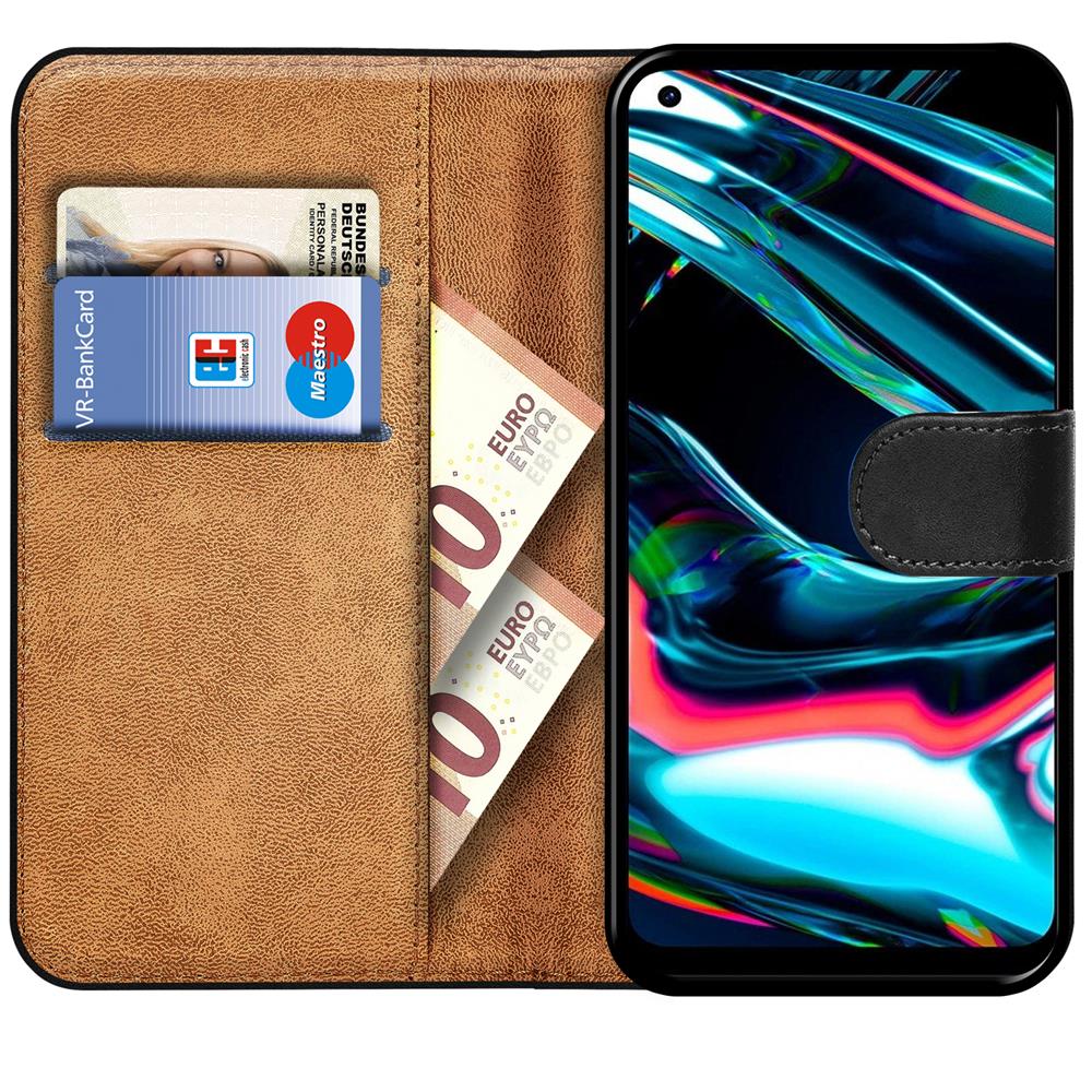 Basic Wallet für Realme 7 Pro in Schwarz