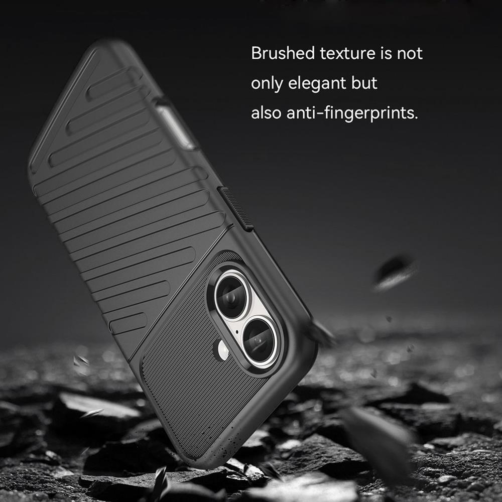 Thunder Case für Apple iPhone 16 Plus in Schwarz