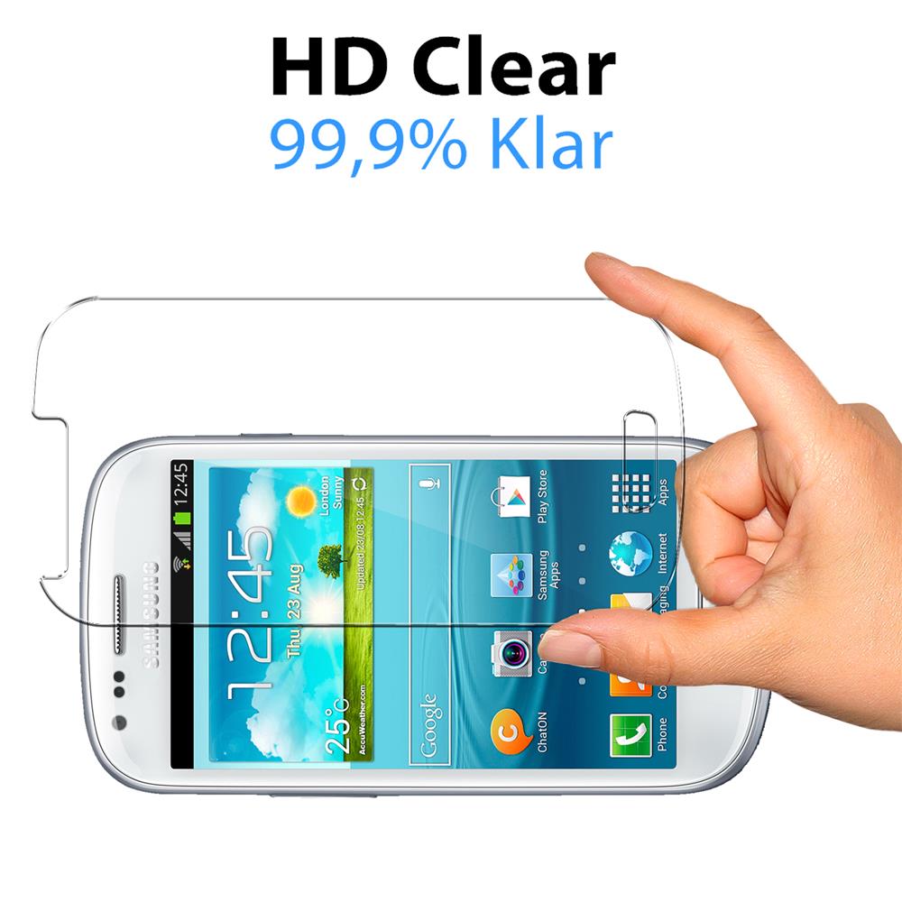 Glas 2in1 für Samsung Galaxy S3 Mini