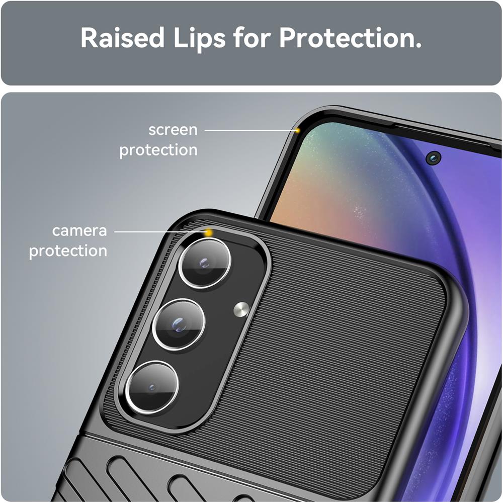 Thunder Case für Samsung Galaxy A55 5G in Schwarz