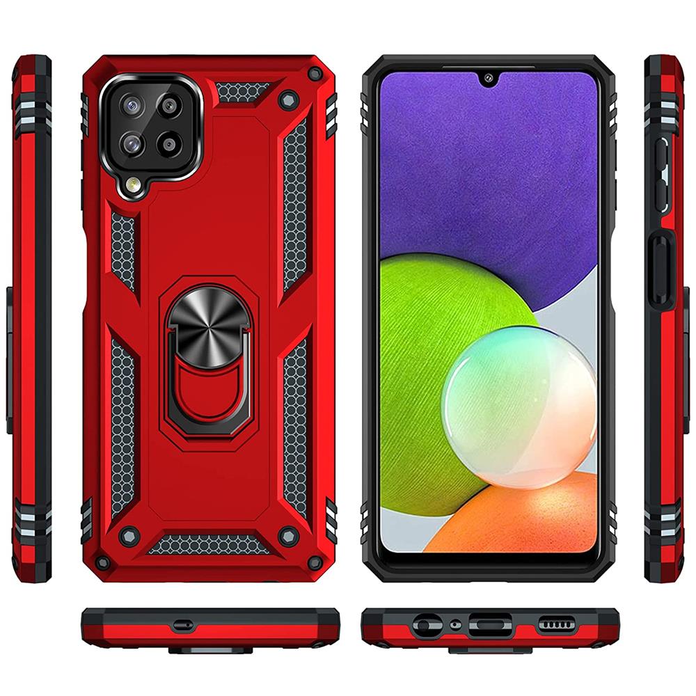 Army Case für Samsung Galaxy A22 4G / M32 / M22 in Rot